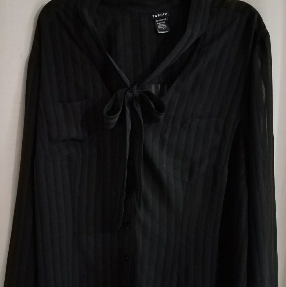 Black Long Sleeve Top